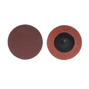 [08834164478] 1 In. ALO Plus Quick-Change Cloth Disc TR (Type III) 60 Grit Aluminum Oxide