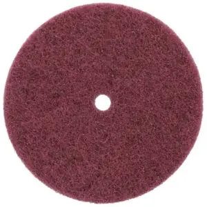 6 x 1/2 In. Bear-Tex High Strength Non-Woven Arbor Hole Disc Aluminum Oxide Very Fine Grit