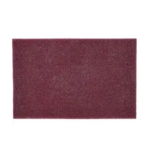 6 x 9 In. Bear-Tex Maroon Non-Woven Hand Pad Aluminum Oxide - Very Fine Grit