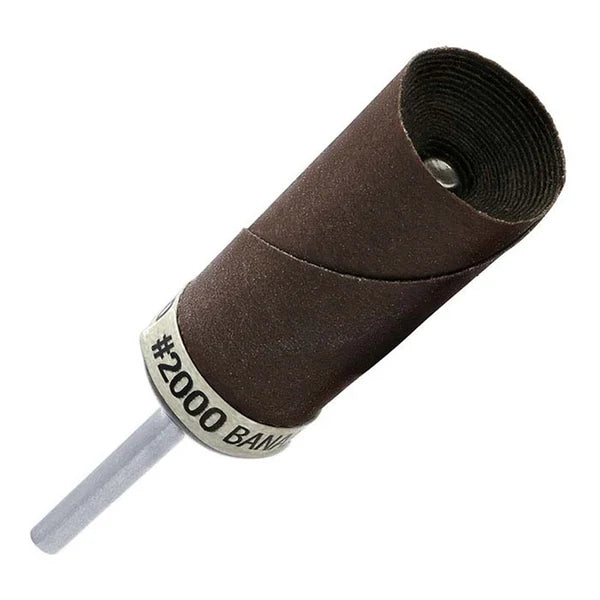 [103-7139] BananaSandpaper Rolls 2,000 Grit on 3/32" Shanks (Pkg. 10)