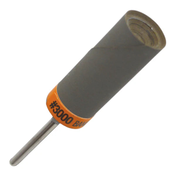 [103-7141] BananaSandpaper Rolls 3,000 Grit on 3/32" Shanks (Pkg. 10)