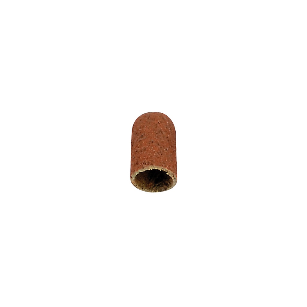 [104-1065] Abrasive Caps - Round Top 9/32" x 1/2", 150 Grit (Pkg. of 50)