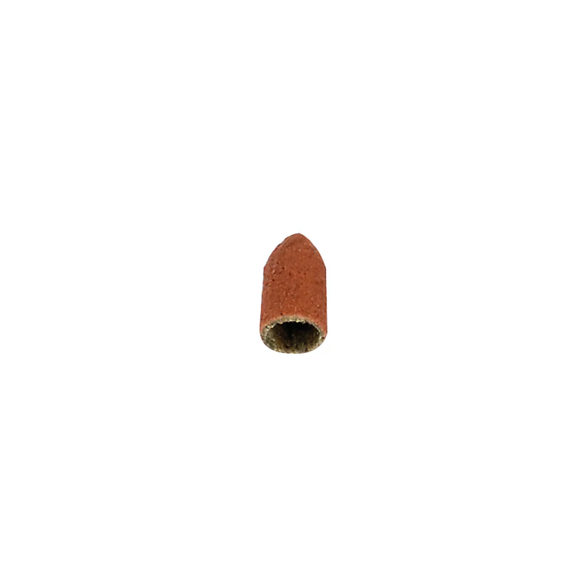 Abrasive Caps - Cone Top 3/16" x 7/16", 80 Grit (Pkg. of 50)