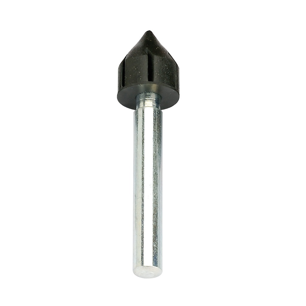 [104-1240] Abrasive Cap Holder Cone Top 3/8" x 5/8", 1/8" Shank