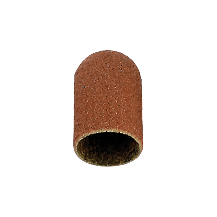 Abrasive Caps - Round Top 1/2" x 11/16", 60 Grit (Pkg. of 50)