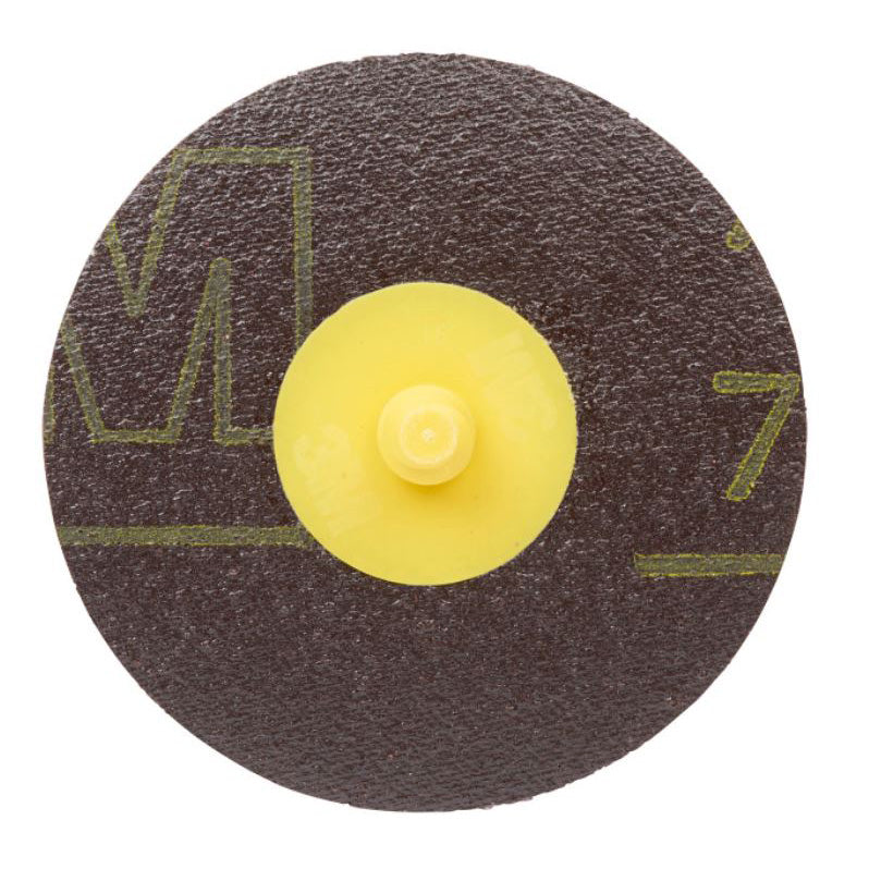 [105-3035] 3M™ Roloc™ Ceramic Sanding Disc 2" Yellow (80 Grit)
