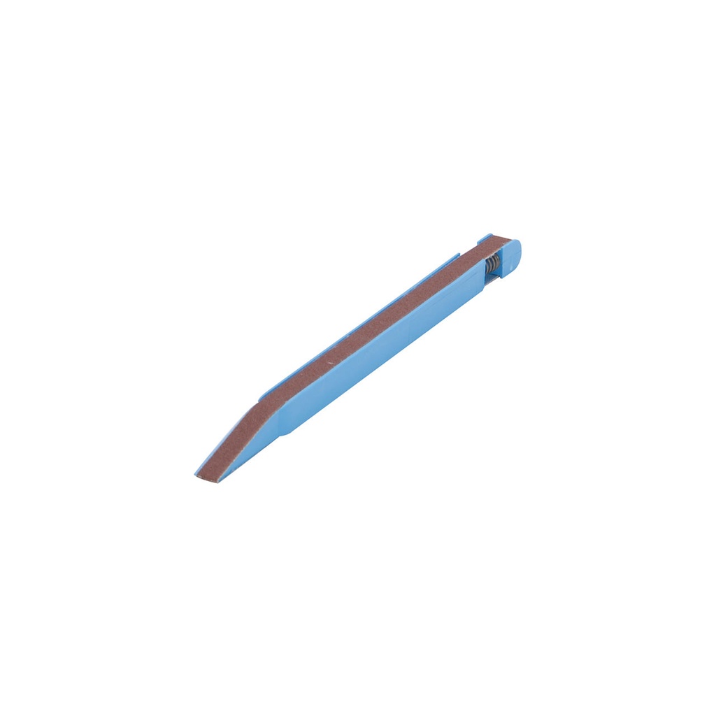 1/4" Blue Belt Stick with a 240 Grit Belt