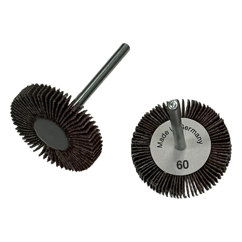 [107-5939] Flap Wheels, 1/8" Shank - 1-3/16" x 3/16", 60 Grit