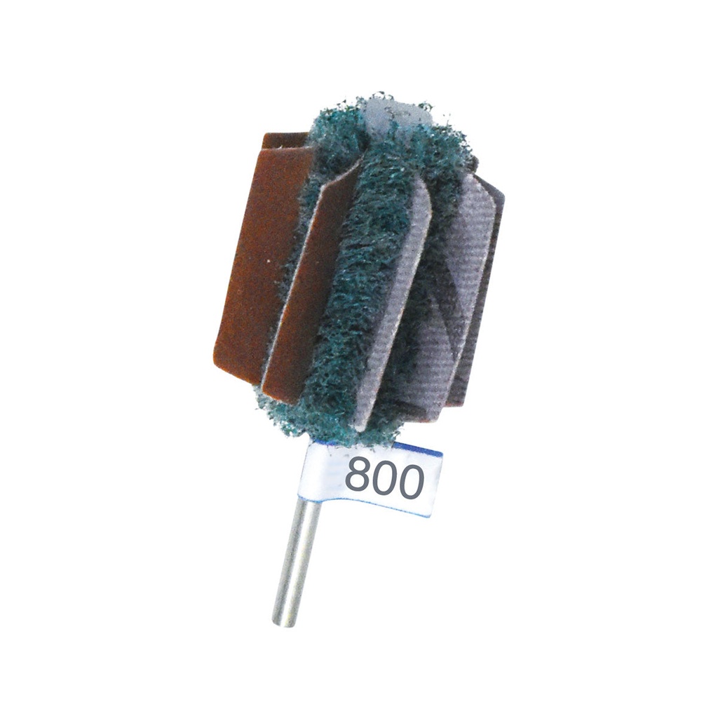 [107-5997] Mini Mounted Abrasive Buffs  - 800 Grit  (Pkg. of 3)