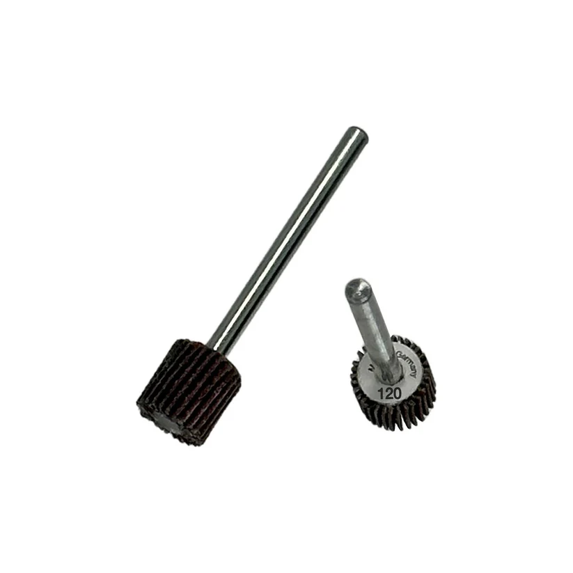 [107-6003] Flap Wheels, 1/8" Shank - 3/8" x 3/8", 120 Grit