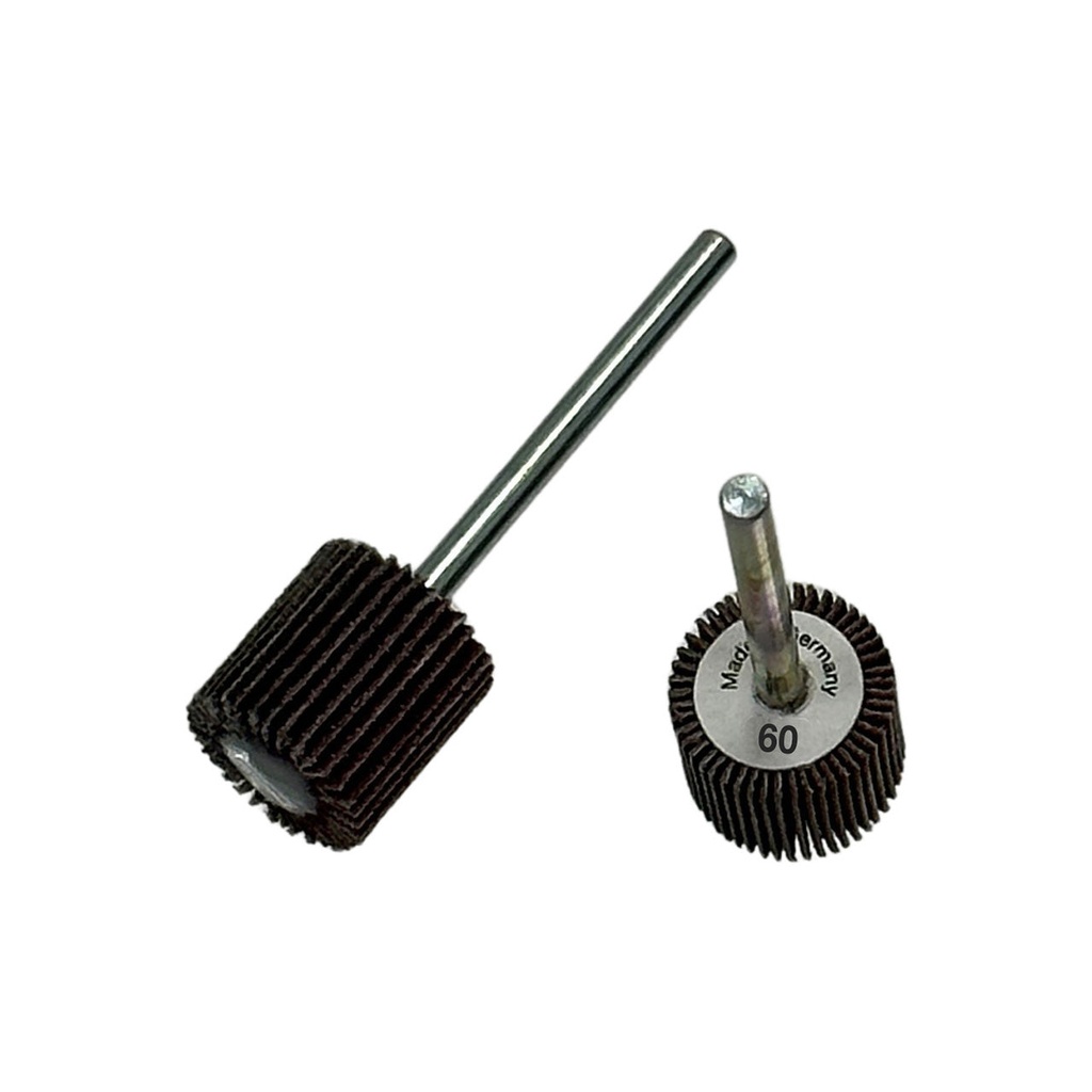 [107-6011] Flap Wheels, 1/8" Shank - 5/8" x 5/8", 60 Grit