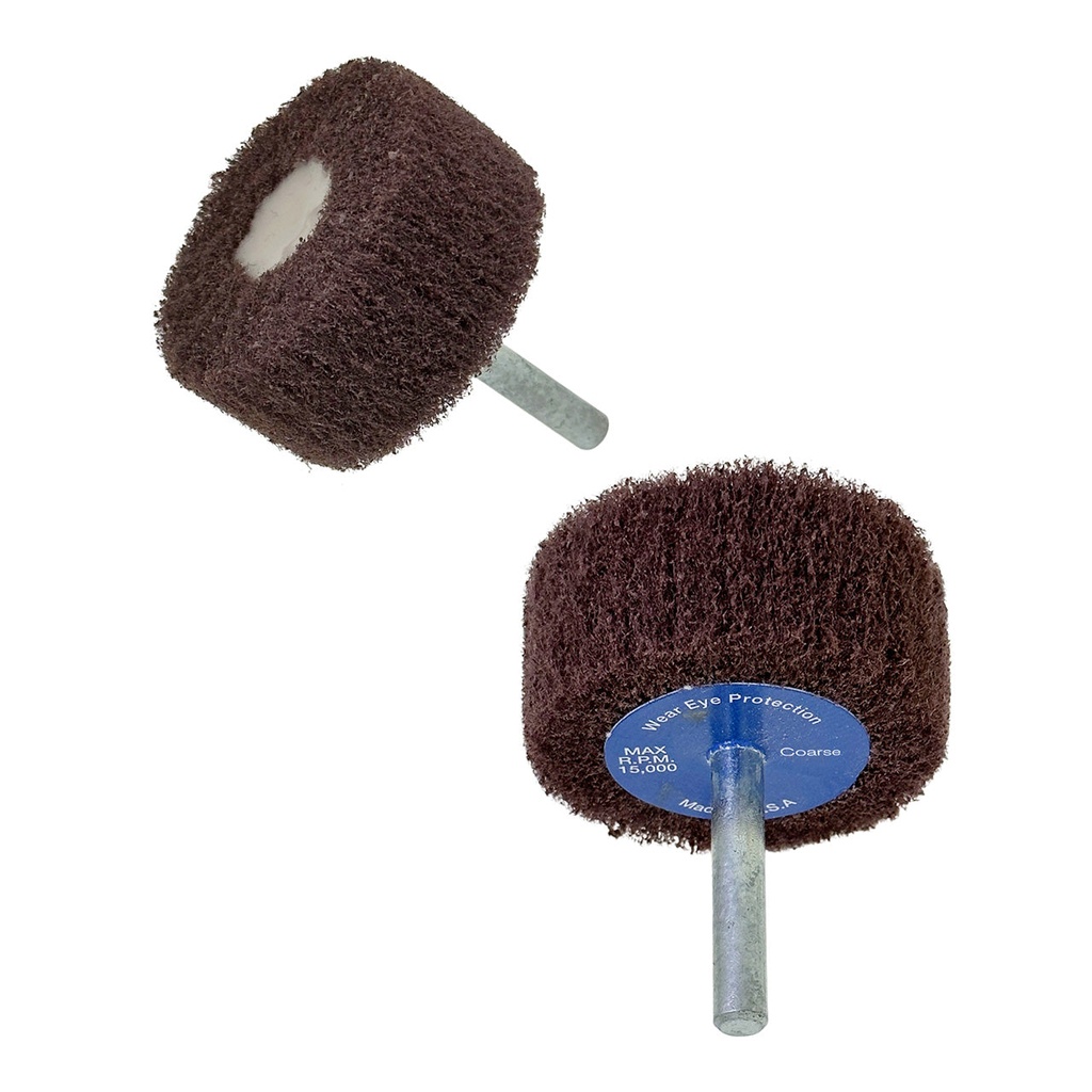 [108-0040] Fiber Flap Wheel 2"x1" Coarse 1/4" shank