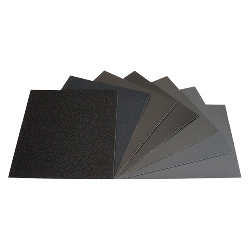 [109-7025] Norton®  Waterproof Paper BLUE-BAK - 320 Grit  (Pkg. of 5)