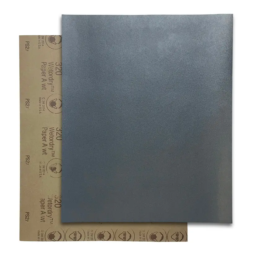 3M™ Wetordry™ Silicon Carbide Sandpaper - 320 Grit  (Pkg. of 5)