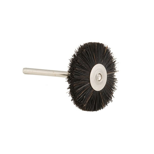 [112-5100] SUPRA® "MKM" Hard Bristle 1" Mounted Brushes 1/8" Shank (Pkg. of 12)