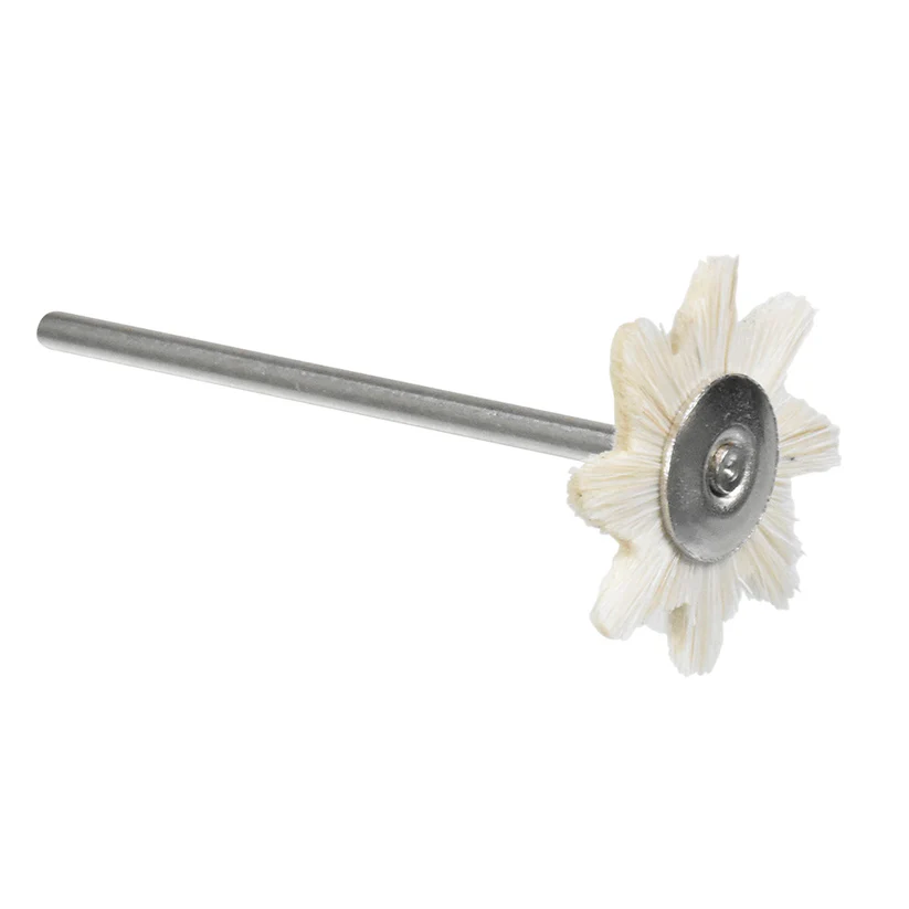 Geza Mini Soft 7/8" Mounted Bristle Brushes (Pkg. of 10)