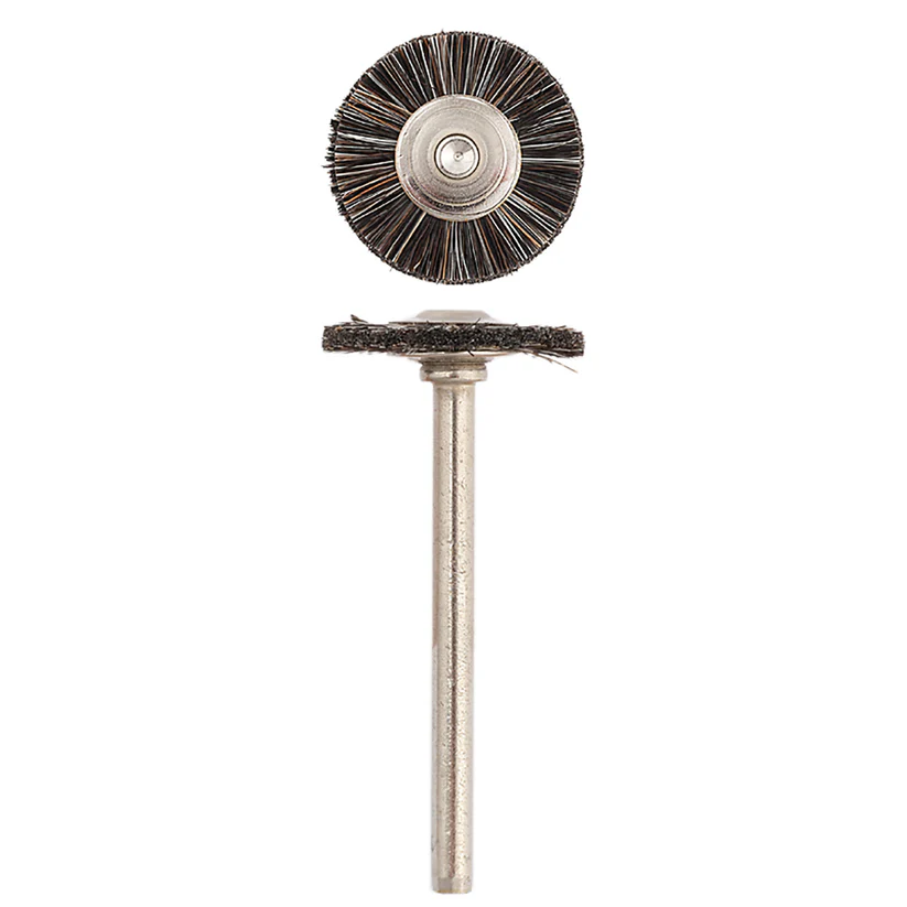 [112-7030] SUPRA® "MM" #703 Bristle Wheel Brushes (Pkg. of 12)
