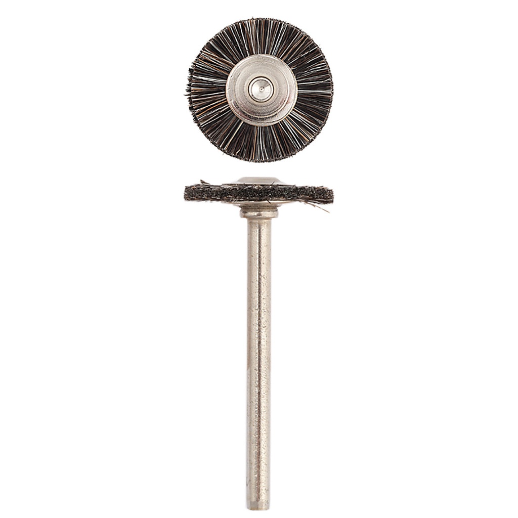 SUPRA® "MM" #703 Bristle Wheel Brushes 3mm Shank (Pkg. of 12)