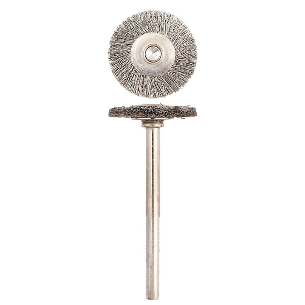 SUPRA® "MM" #731 Stainless 0.005" Wheel Brushes (Pkg. of 12)