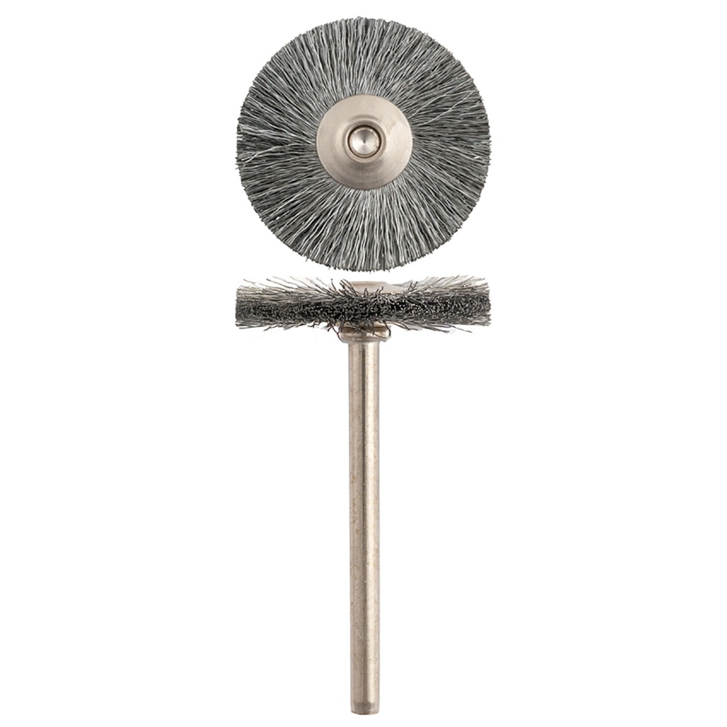 SUPRA® "MM" #734 Steel 0.005" Wheel Brushes (Pkg. of 12)