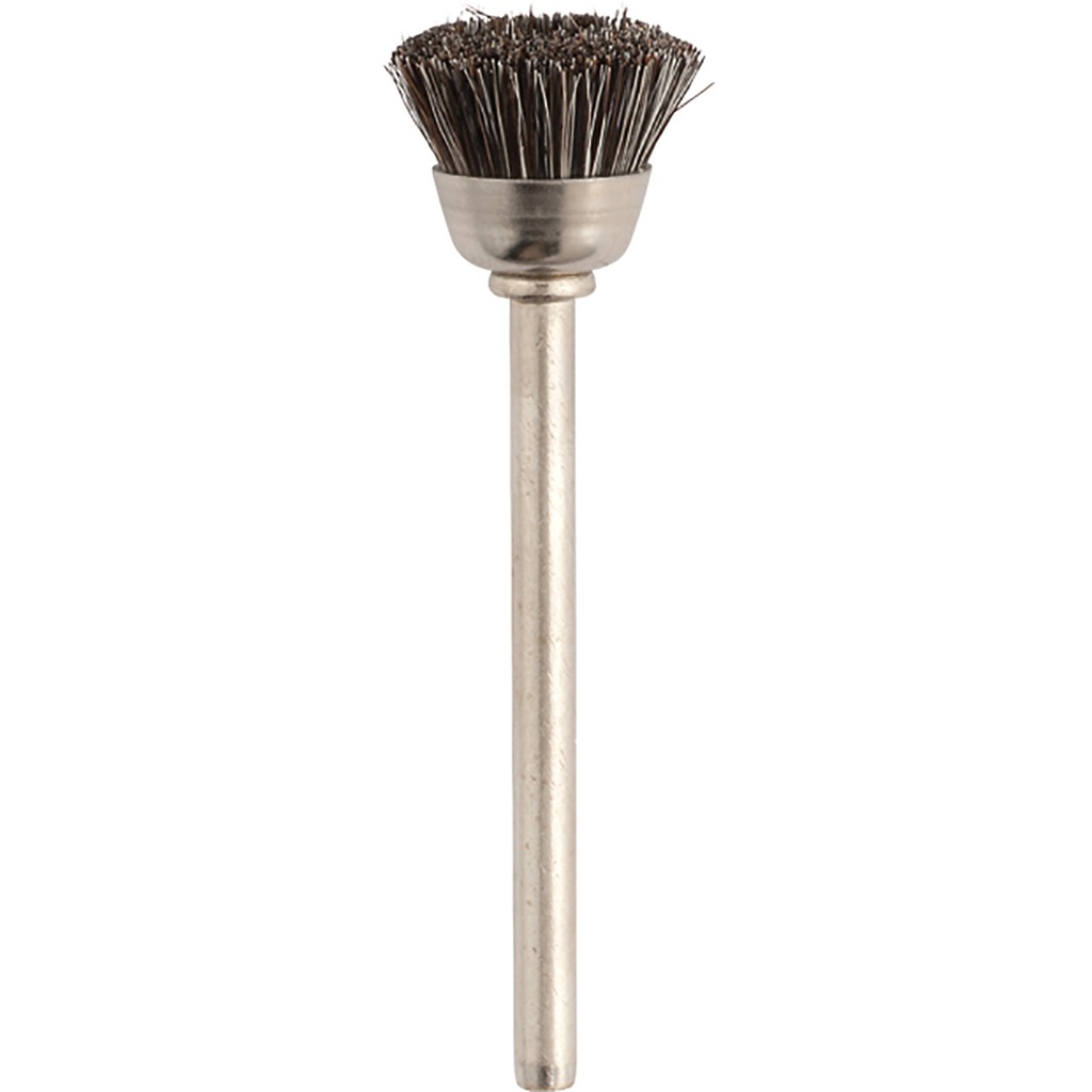 [112-7522] SUPRA® "MM" #752 Soft Bristle Cup Brushes 3mm Shank (Pkg. of 12)
