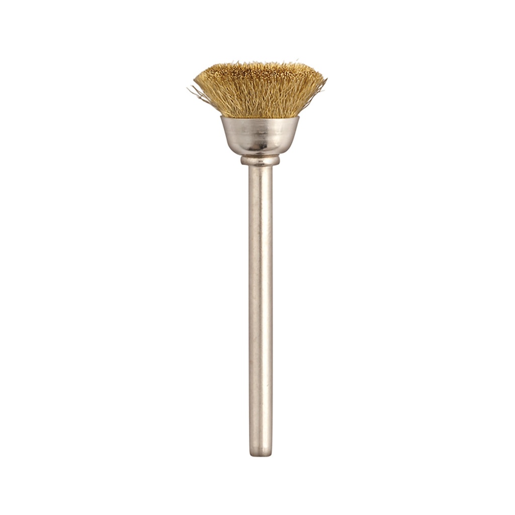 SUPRA® "MM" #772 Brass 0.005" Cup Brushes (Pkg. of 12)