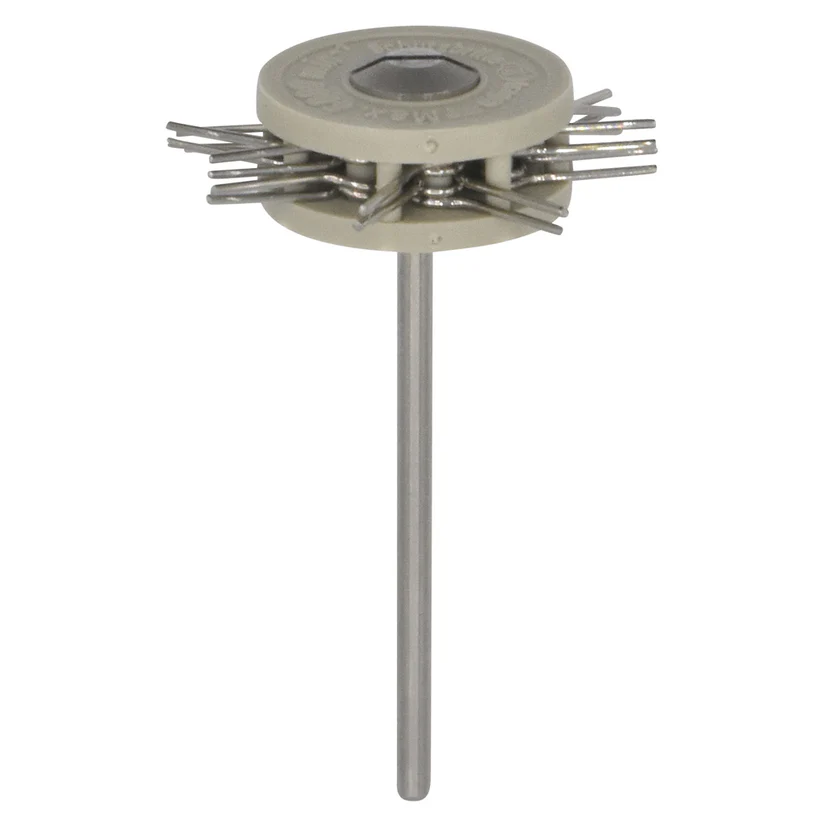 [113-1077] Mounted Texturing Wheel - 35x8mm, Coarse (Gray)