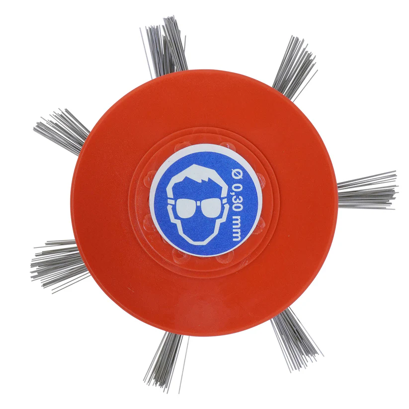 [113-1093] Unmounted Texturing Wheels 4" - Fine (Red)