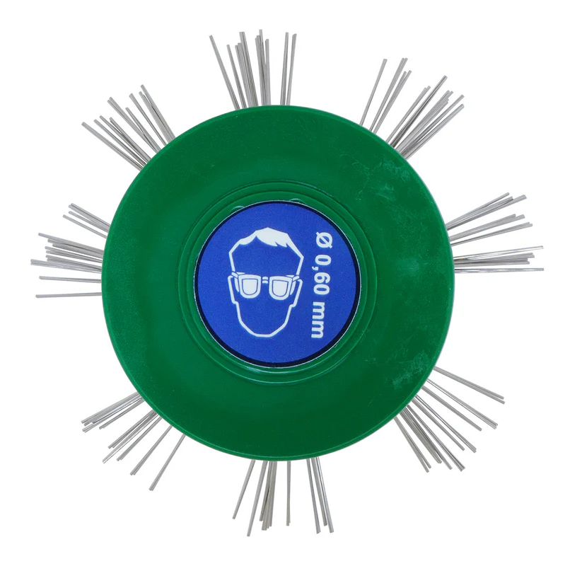 [113-1096] Unmounted Texturing Wheels 4" - Medium (Green)