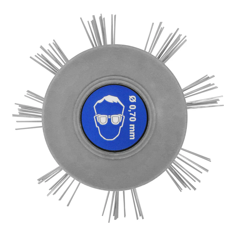 [113-1097] Unmounted Texturing Wheels 4" - Coarse (Gray)