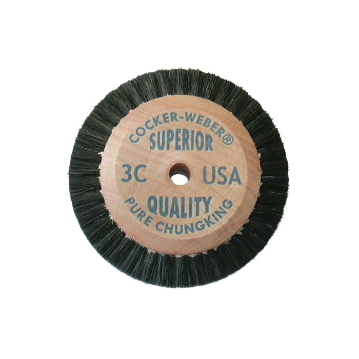[115-1743] Cocker-Weber #3C SC Superior Wood Hub Wheel Brush