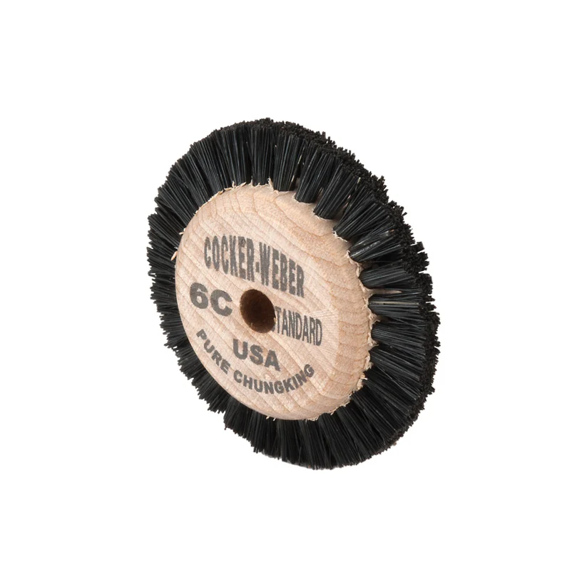 [115-1800] Cocker-Weber Econo 6C SC Wood Hub Wheel Brushes 54ESC (Pkg. of 12)