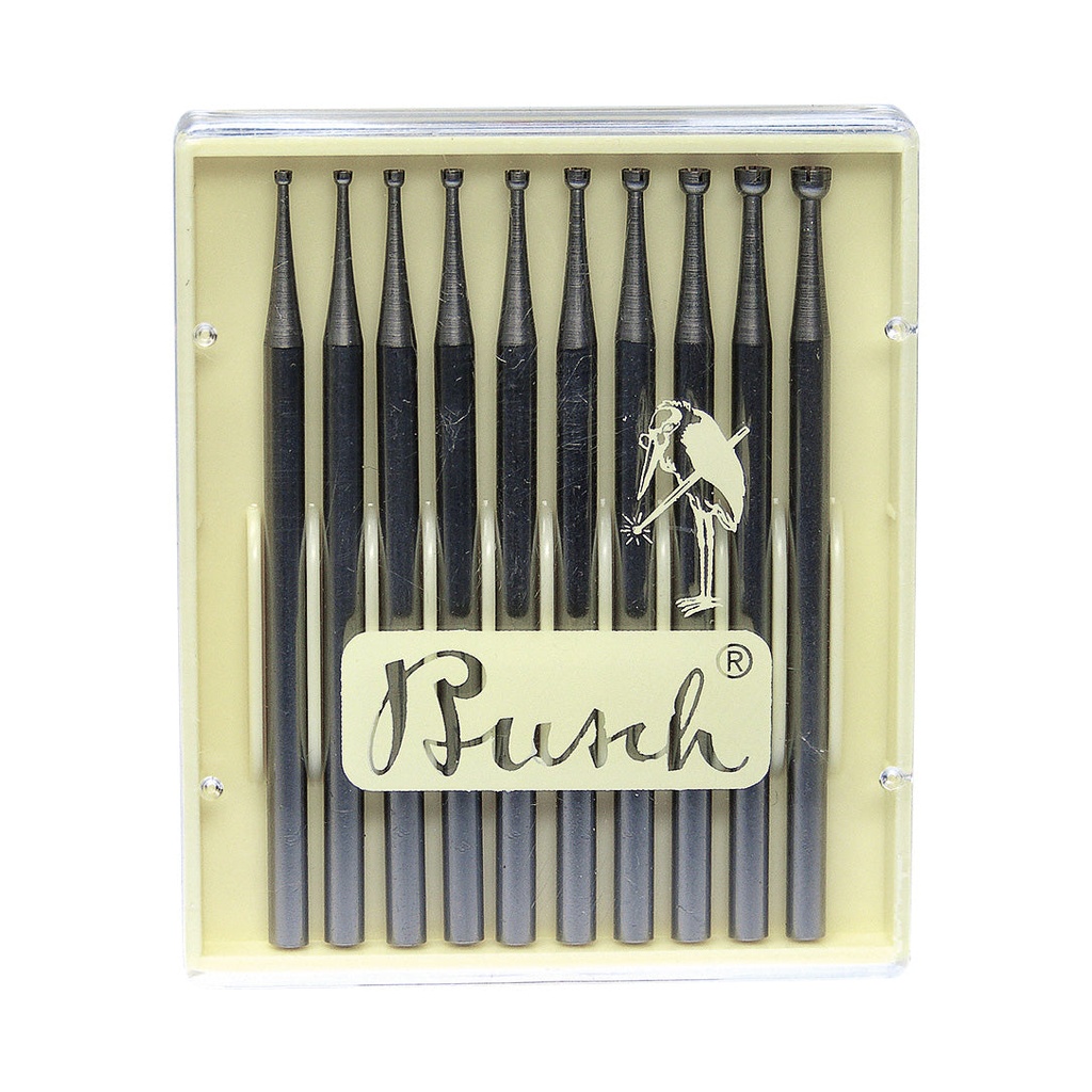 [121-1524] Busch® Clean-Cut Cup Burs Set of 10