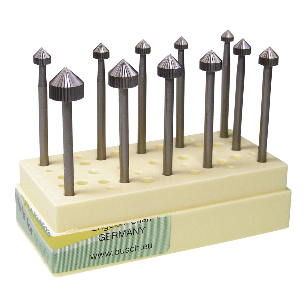 Busch®  Fig.413  350-800 Set of 11 Stone Setting Burs