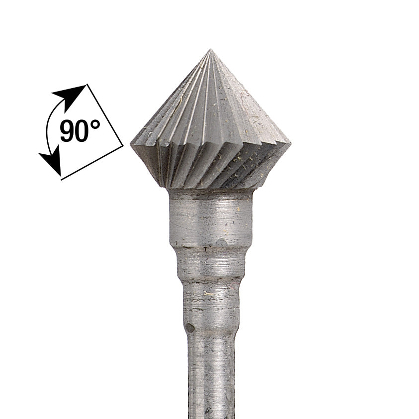 [125-0050] Jewelers Carbide Burs, 3/32" Shank - Bearing 5 (1.70mm)