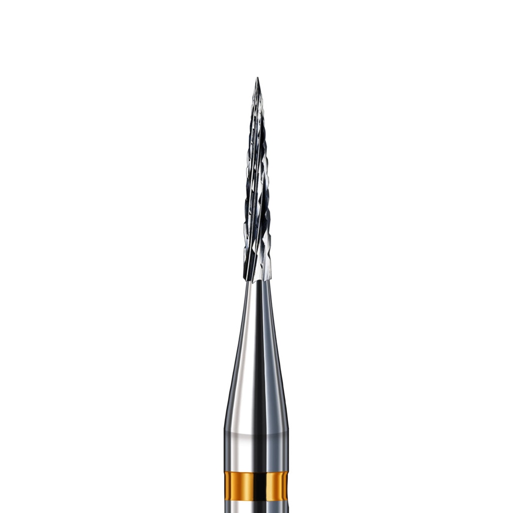 [125-5401] Busch® Fig.194AU 1.00mm Krause Flame Carbide Burs (Pkg. of 2)