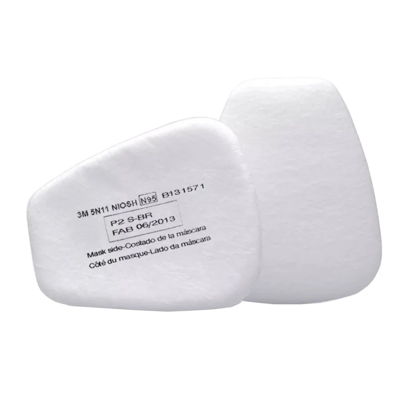 [805-1037] 3M HALF-FACEPIECE RESPIRATOR #7502 - REPL. PREFILTERS (2)