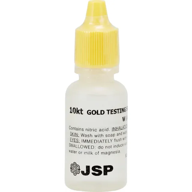 Gold Testing Acid Solution - 10K (YELLOW CAP)