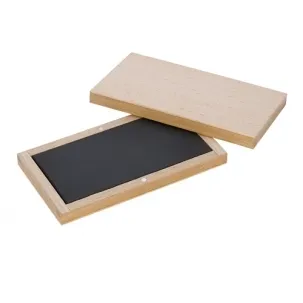 Gold Test Stone in Wooden Box (6 "X 3" X 1/2")
