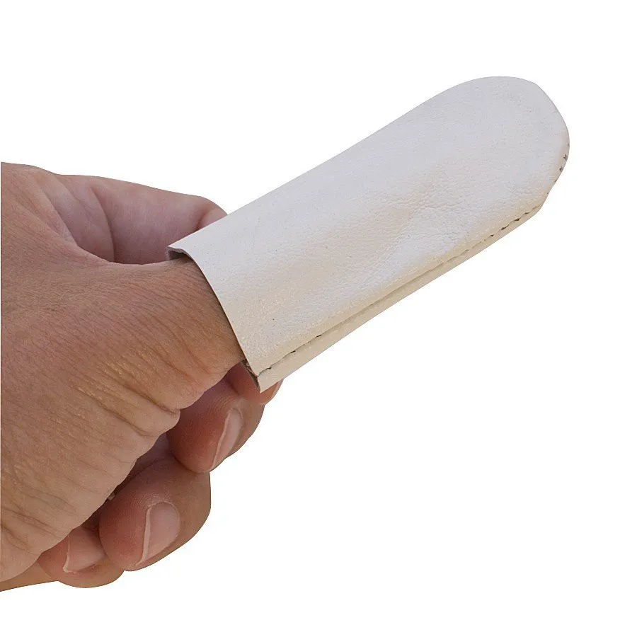 [816-0186] Leather Finger Cots Large Thumb (Pkg of 10)