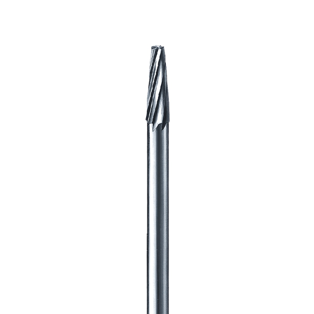 [126-1710] Busch® Super Carbide Burs, 3/32" Shank - Cone Square Fig. 17, 1.40mm