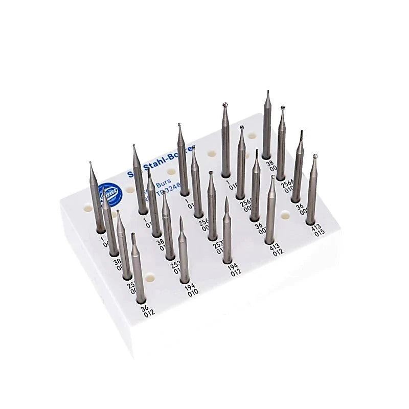 [127-0001] Komet Jeweler's Bur Assortment Set of 20
