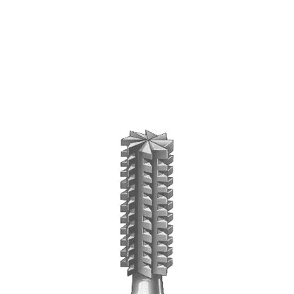 Komet Burs - Cylinder Square Cross Cut, Fig. 36 - 2.30mm (Pkg. of 6)