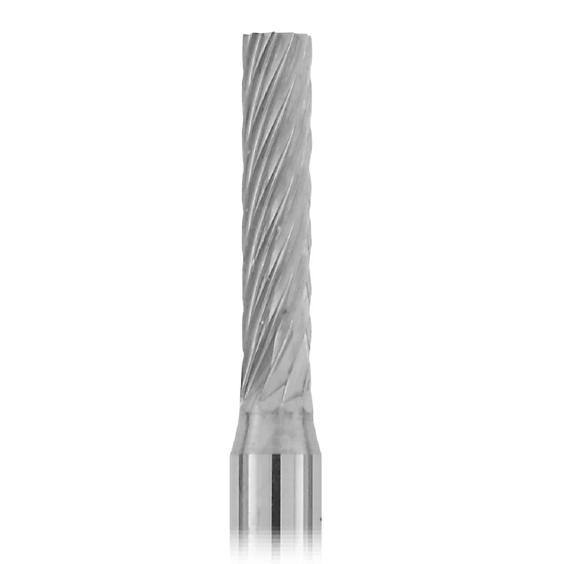 [129-1025] 1-1/2" Solid Carbide Burs - 1/8" Shank, 3/32" x 7/16" Flat End Double Cut