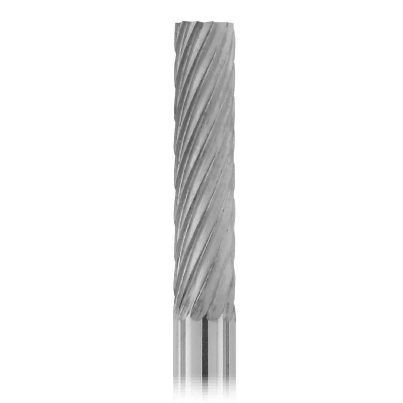 [129-1035] 1-1/2" Solid Carbide Burs - 1/8" Shank, 1/8" x 9/16" Double Cut Blunt End