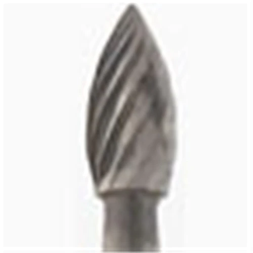 1-1/2" Solid Carbide Burs - 1/8" Shank, 1/8" x 1/4" Double Cut Point