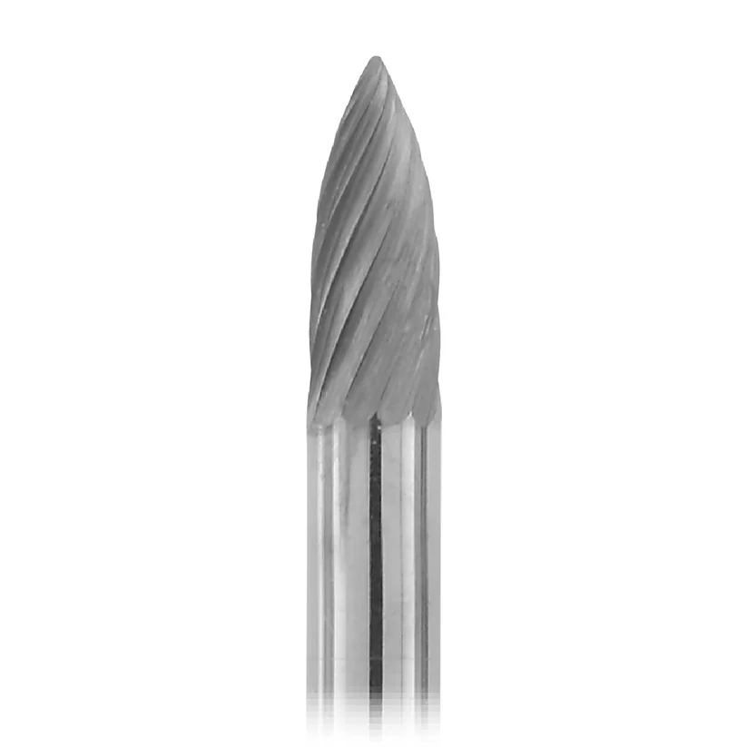 [129-1130] 1-1/2" Solid Carbide Burs - 1/8" Shank, 1/8" x 5/16" Plain Cut