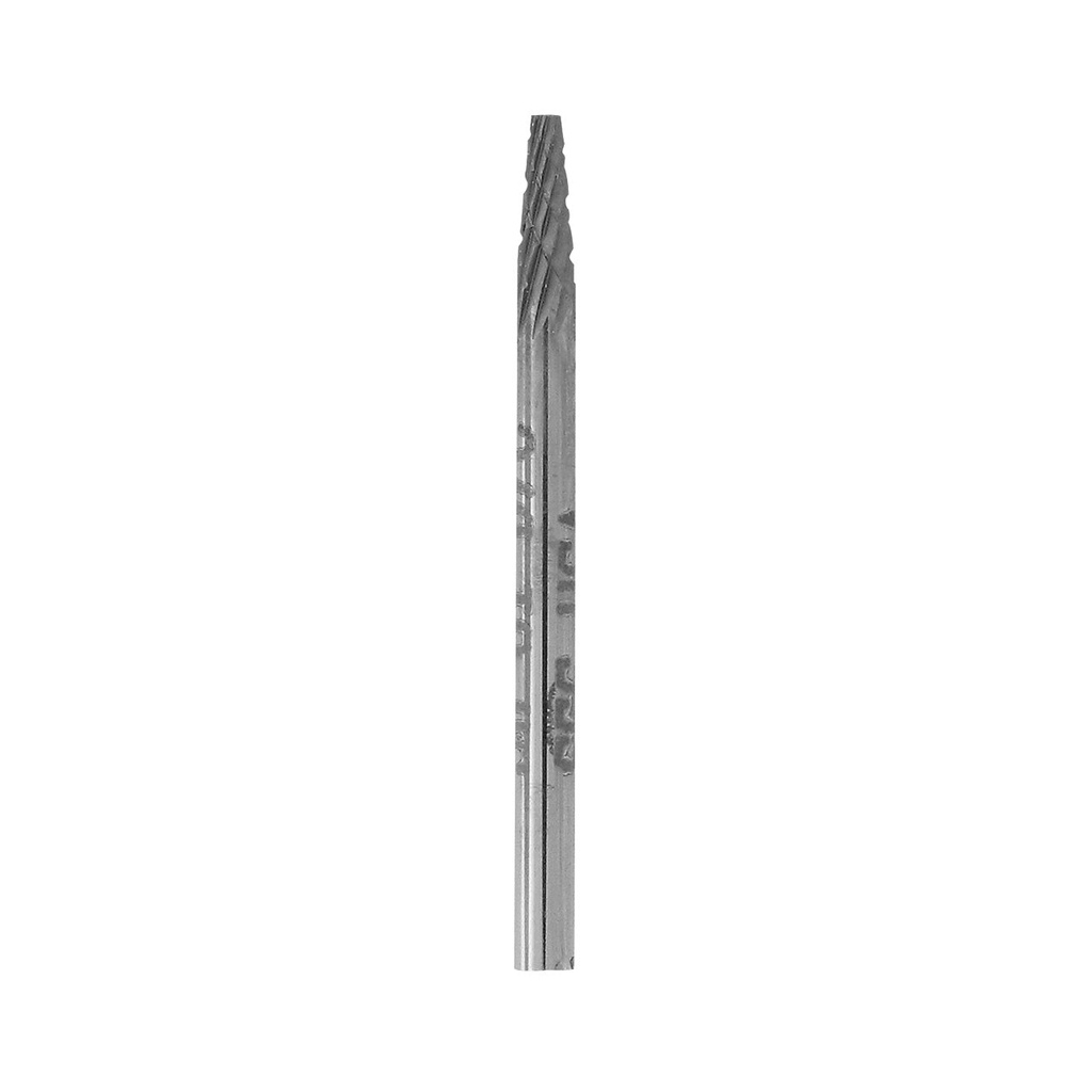[129-1475] 1-1/4" Solid Carbide Burs - 3/32" Shank, 3/32" x 1/4" Double Cut, Blunt Point