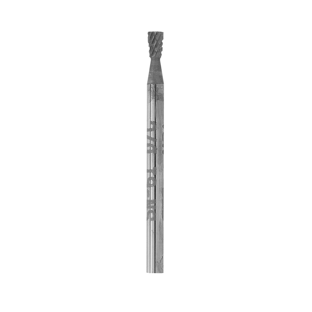 [129-1485] 1-1/4" Solid Carbide Burs - 3/32" Shank, 3/32" x 1/8" Double Cut, Inverted Cone