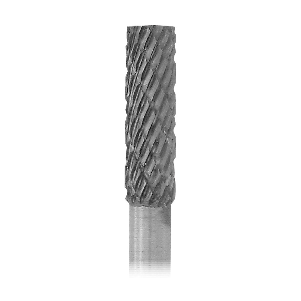 [129-1635] 1-1/2" Solid Carbide Burs - 1/8" Shank, 5/32" x 1/2" Flat End Double Cut